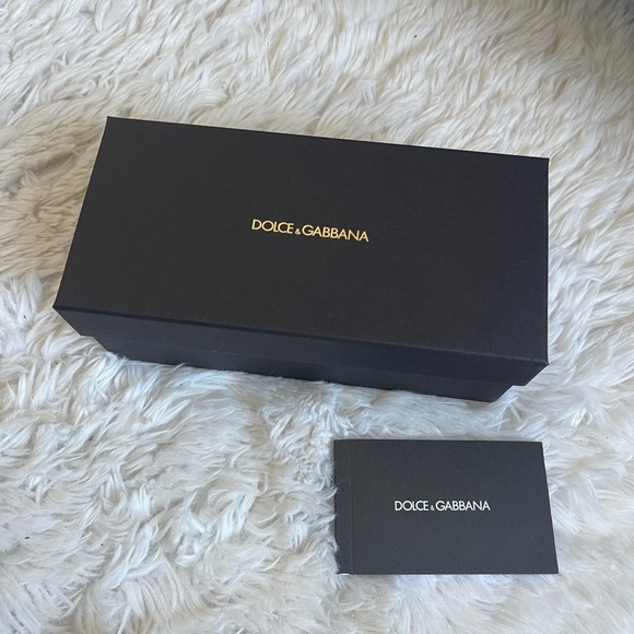 DOLCE & GABBANA Black Small Box / Sunglasses Box Empty with Card Authentic - Picture 2 of 5